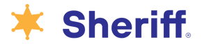 Sheriff logo azulamarillo